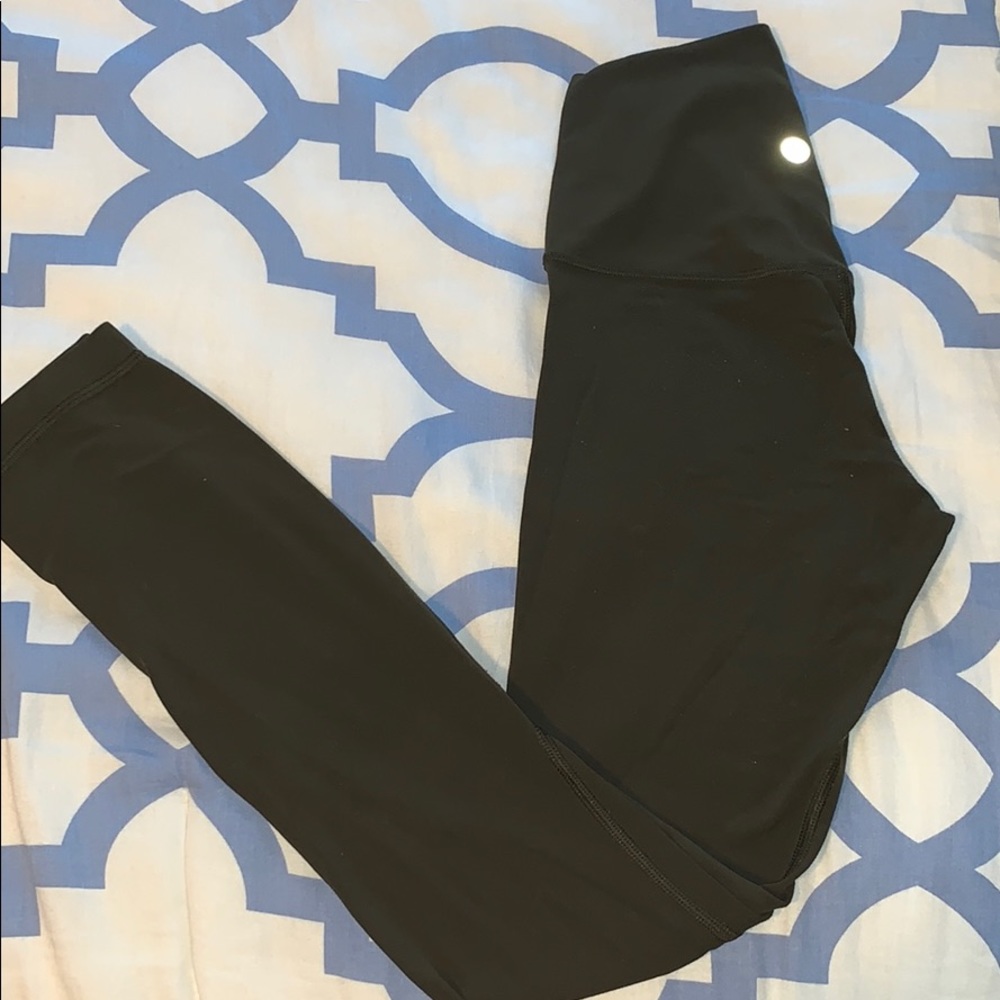 Lululemon green 7/8 soft leggings